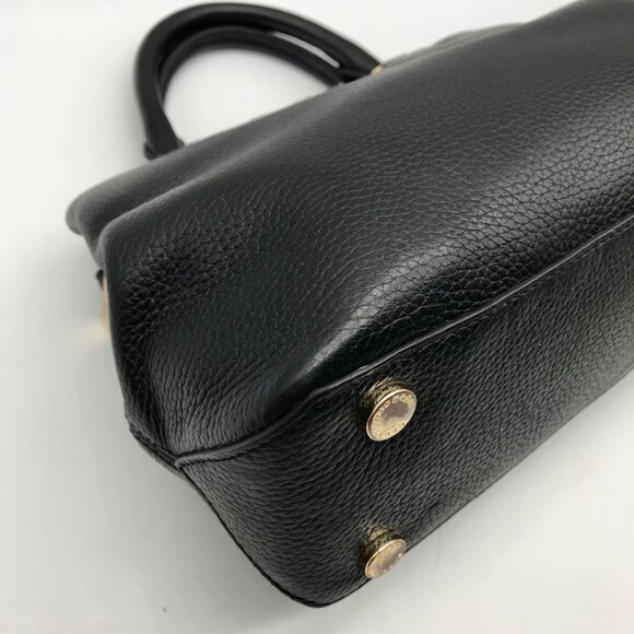 Michael Kors Black Pebbled Leather Florence Convertible Satchel - Picture 7 of 10